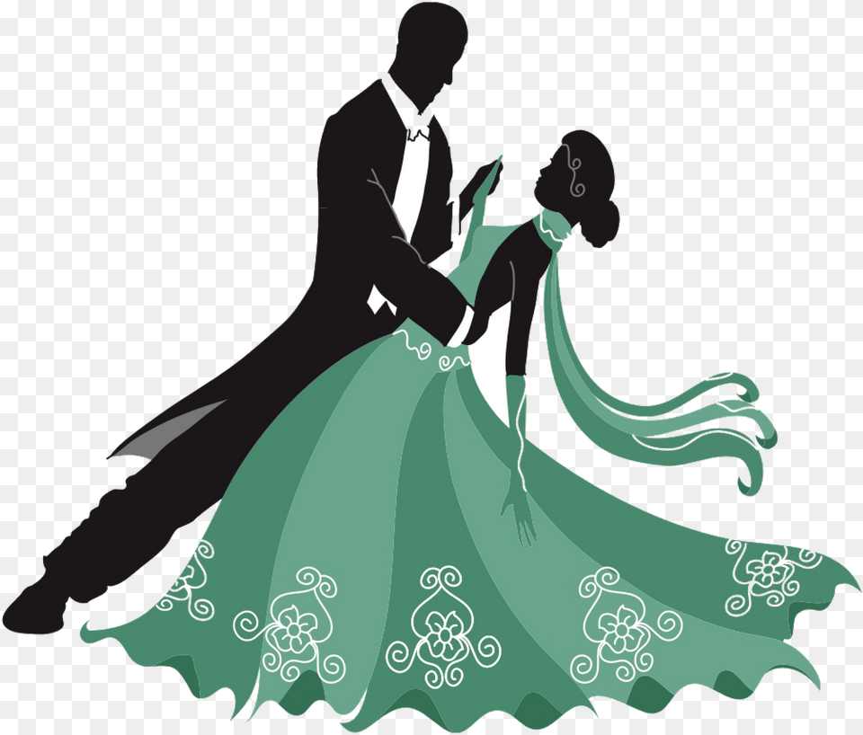 Ballroom Dancing Silhouette Ballroom Dance Clipart, Clothing, Gown, Formal Wear, Fashion Free Png Download