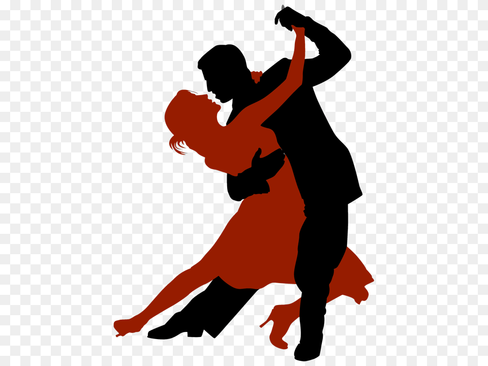Ballroom Dancing Silhouette Clipart Ballroom Dance Woman And Man Dancing Salsa, Dance Pose, Leisure Activities, Person, Adult Png