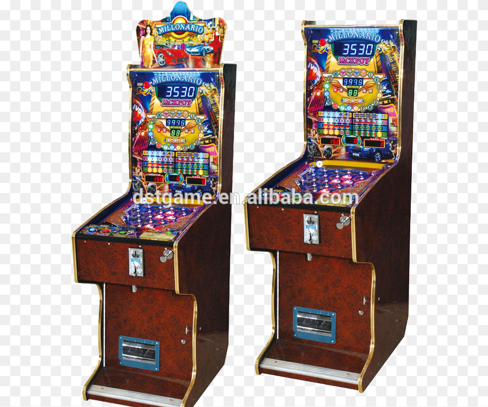 Balls Arcade Gambling Millonario Coin Operated, Person, Game, Arcade Game Machine, Machine Png Image