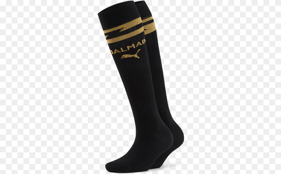 Balmain X Puma Socks, Clothing, Hosiery, Sock, Person Free Png Download
