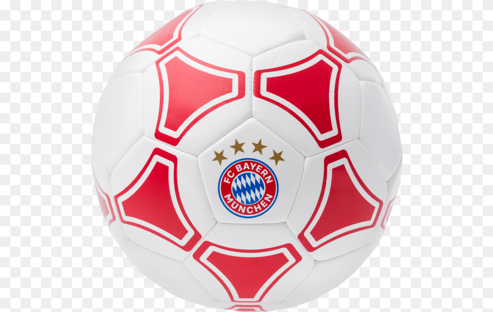 Baln Rojo Y Blanco Bayern Munich, Ball, Football, Soccer, Soccer Ball Free Png