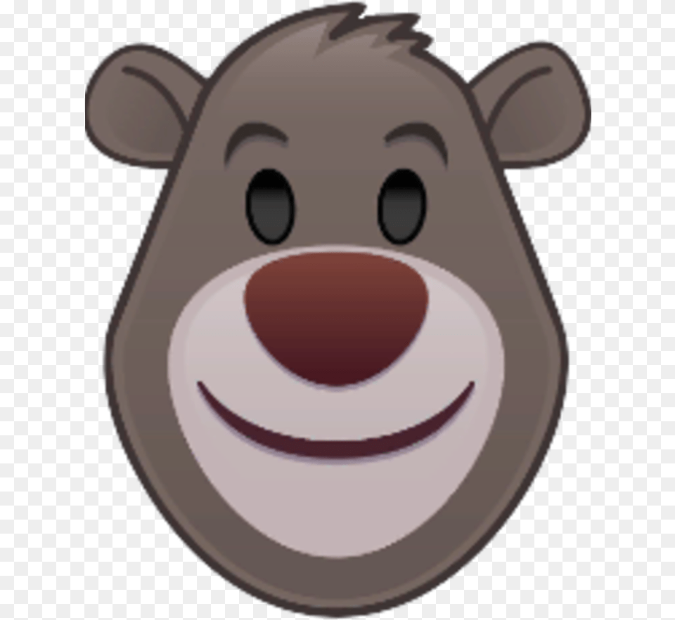 Baloo Emoji, Plate, Animal, Mammal, Livestock Free Transparent Png