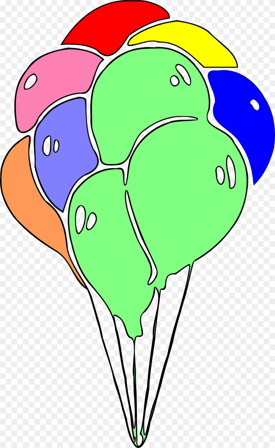 Baloons Clipart, Balloon, Parachute, Animal, Fish Free Png