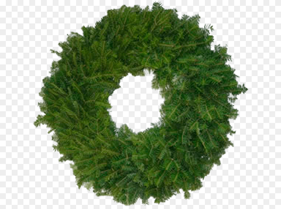 Balsam Wreaths Nyc Tree Shop Wreath, Plant, Green Free Png Download