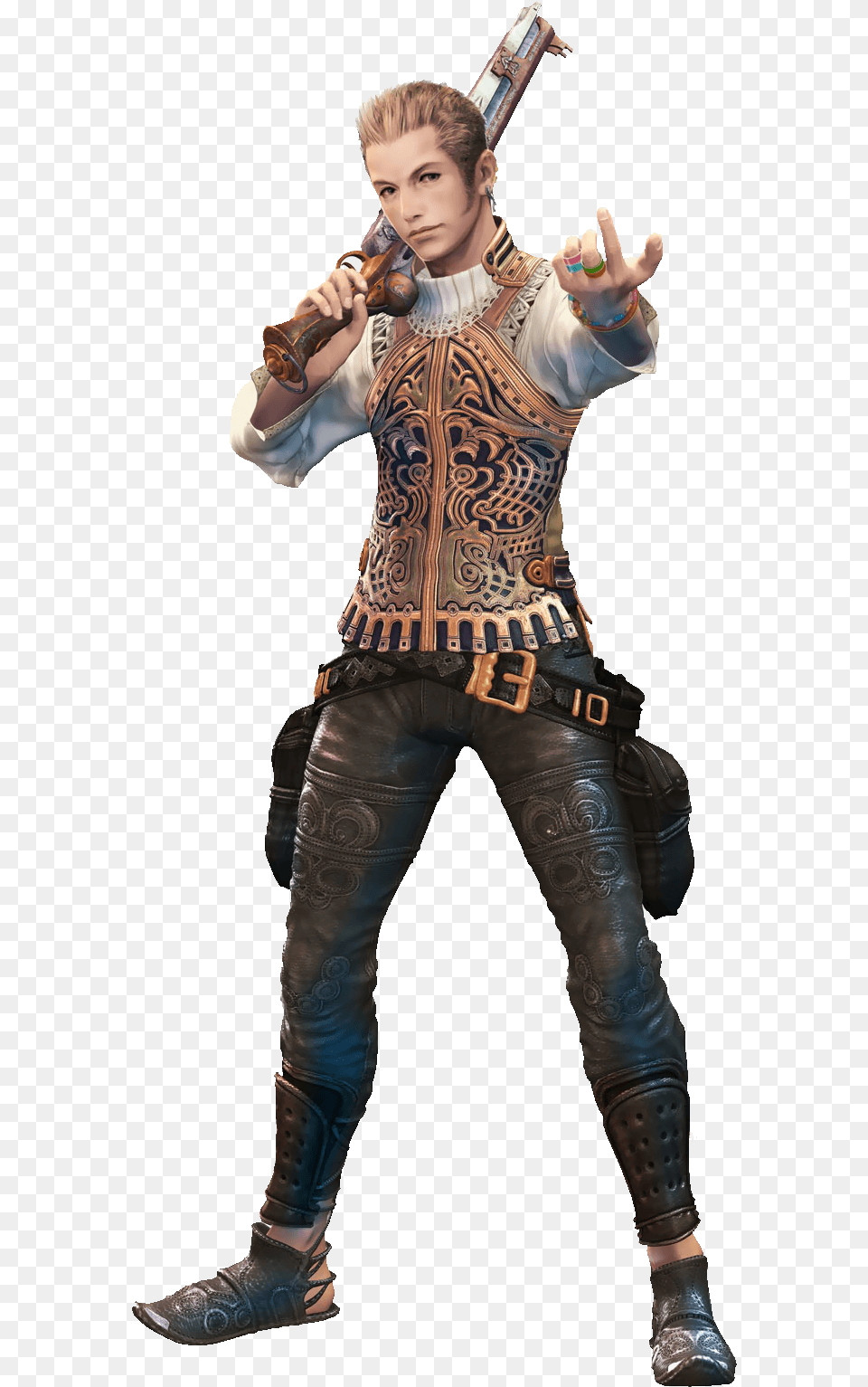 Balthier Final Fantasy Xii, Weapon, Clothing, Costume, Sword Free Png