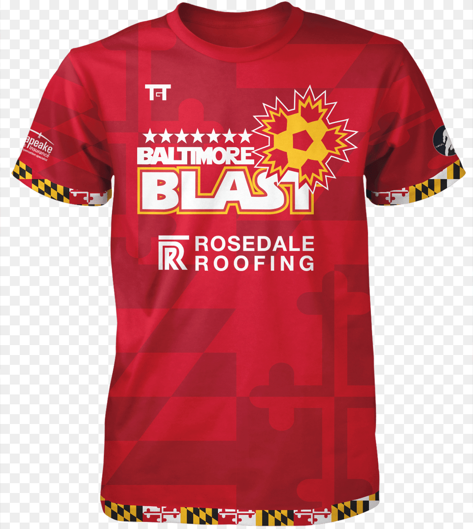 Baltimore Blast On Twitter Active Shirt, Clothing, T-shirt, Jersey Png Image