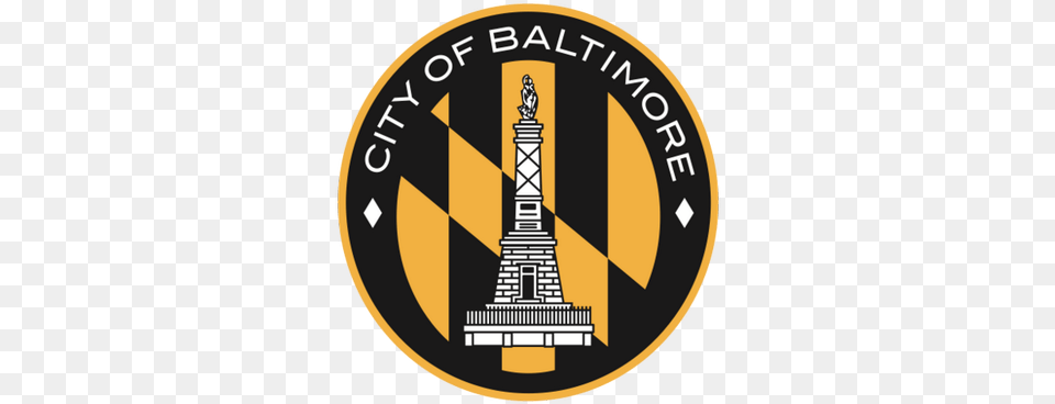 Baltimore City City Of Baltimore Logo, Emblem, Symbol, Disk, Person Free Transparent Png