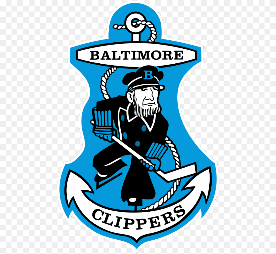 Baltimore Clippers Hockey, Symbol, Badge, Logo, Person Png