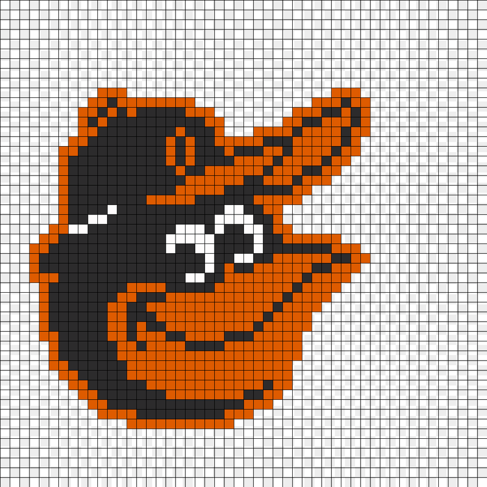 Baltimore Oriole S Bird Mascot Baltimore Orioles Pixel Art Free Png Download