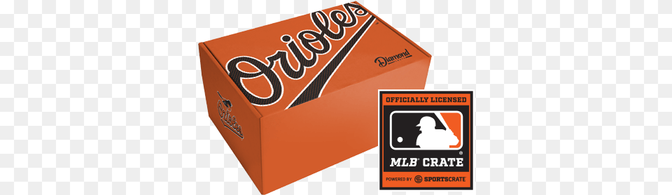 Baltimore Orioles Diamond Crate Major League Baseball Logo, Box, Cardboard, Carton, Adult Free Transparent Png