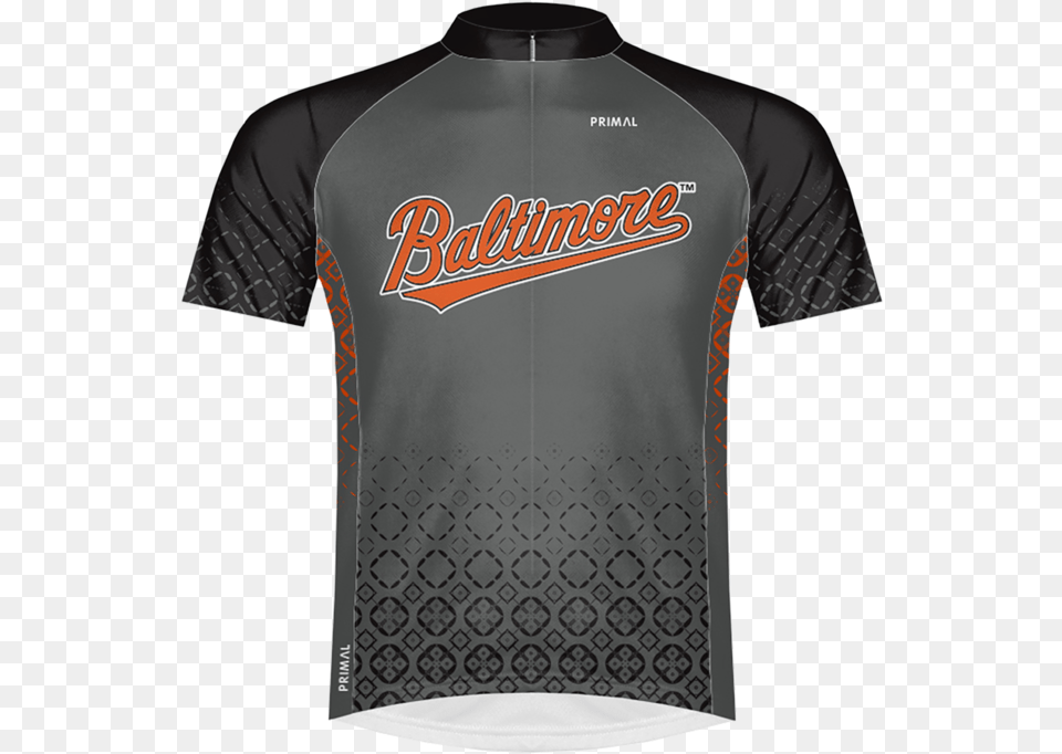 Baltimore Orioles Men S Sport Cut Cycling Jersey Active Shirt, Clothing, T-shirt Png