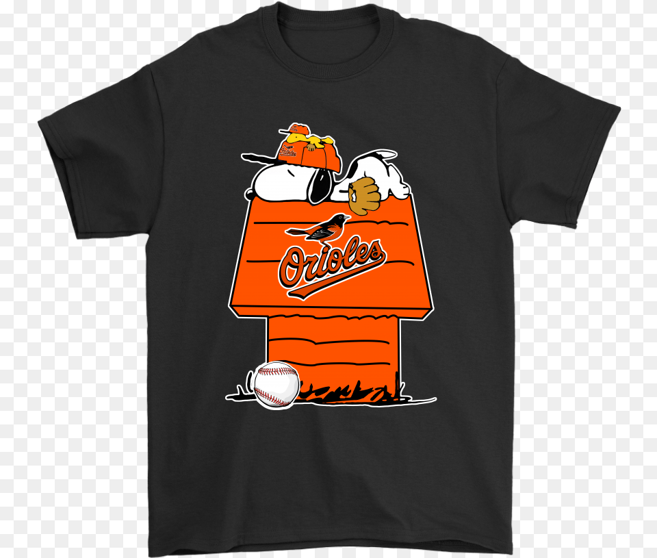 Baltimore Orioles Snoopy And Woodstock Resting Together Houston Astros Snoopy, Clothing, Shirt, T-shirt, Ball Png