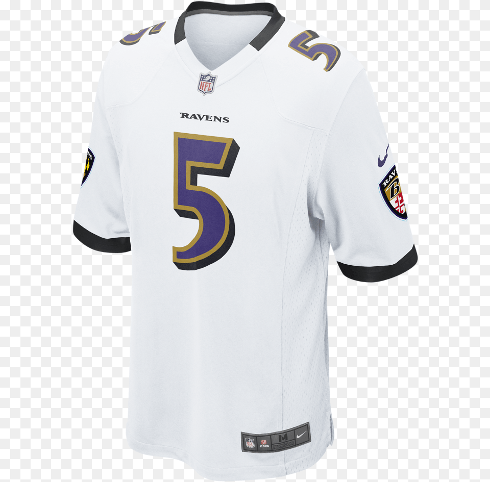 Baltimore Ravens Away Jersey, Clothing, Shirt, T-shirt Free Png