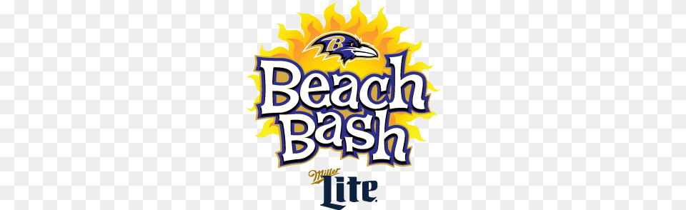 Baltimore Ravens Beach Bash Presented, Text Png Image