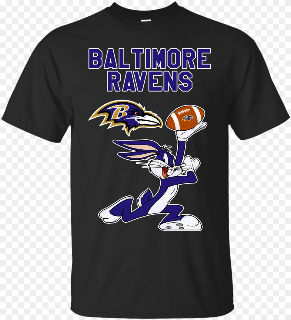 Baltimore Ravens Bugs Bunny Shirts Mother Of All Things, Clothing, Shirt, T-shirt, Person Png Image