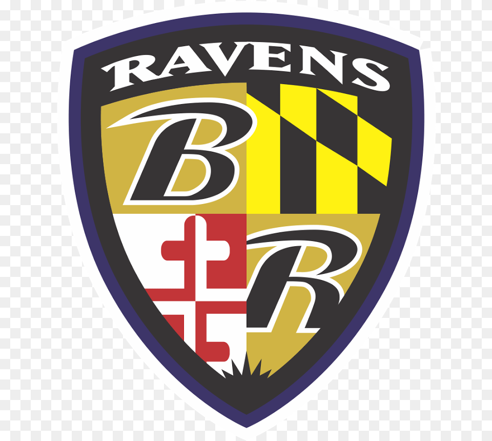 Baltimore Ravens Coat Of Arm Logo Baltimore Ravens Baltimore Ravens Shield Logo, Armor, Badge, Symbol Free Png