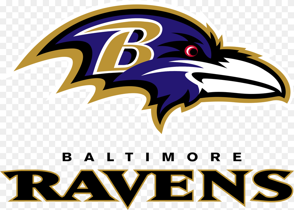 Baltimore Ravens Football Logo Baltimore Ravens Logo Text, Animal, Beak, Bird, Fish Free Transparent Png