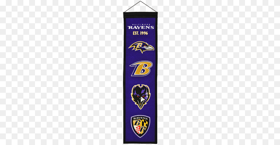 Baltimore Ravens Logo Evolution Heritage Banner Png