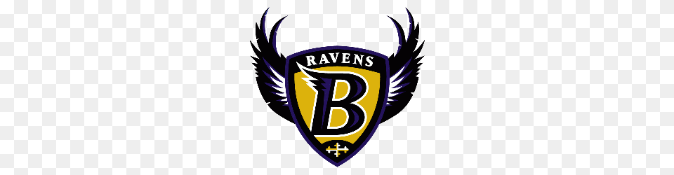 Baltimore Ravens Primary Logo Sports Logo History, Emblem, Symbol, Badge, Smoke Pipe Png Image