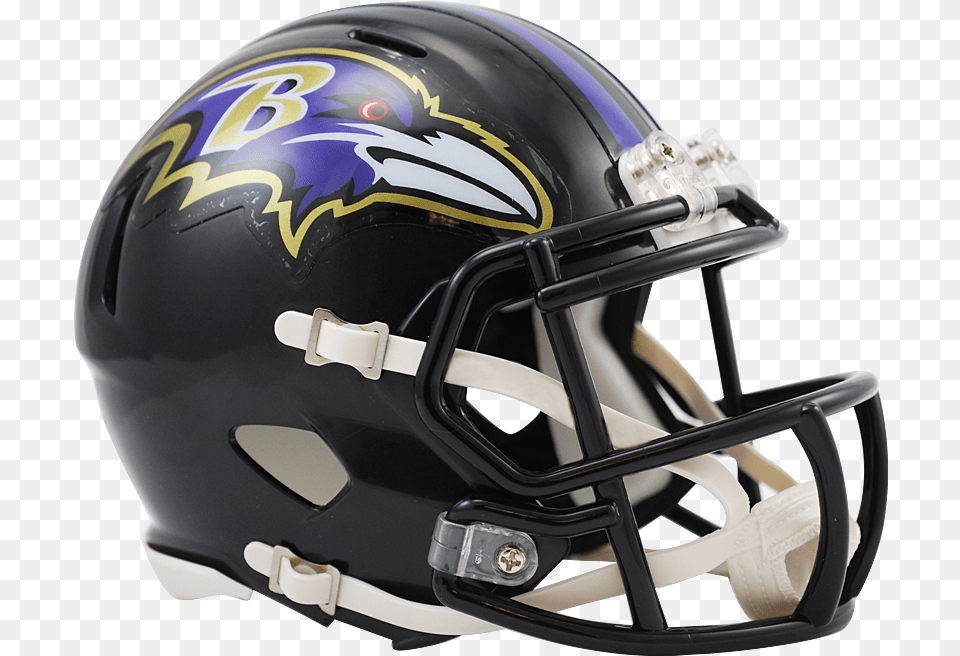 Baltimore Ravens Speed Mini Helmet Ravens Football Helmet, American Football, Football Helmet, Sport, Person Png Image
