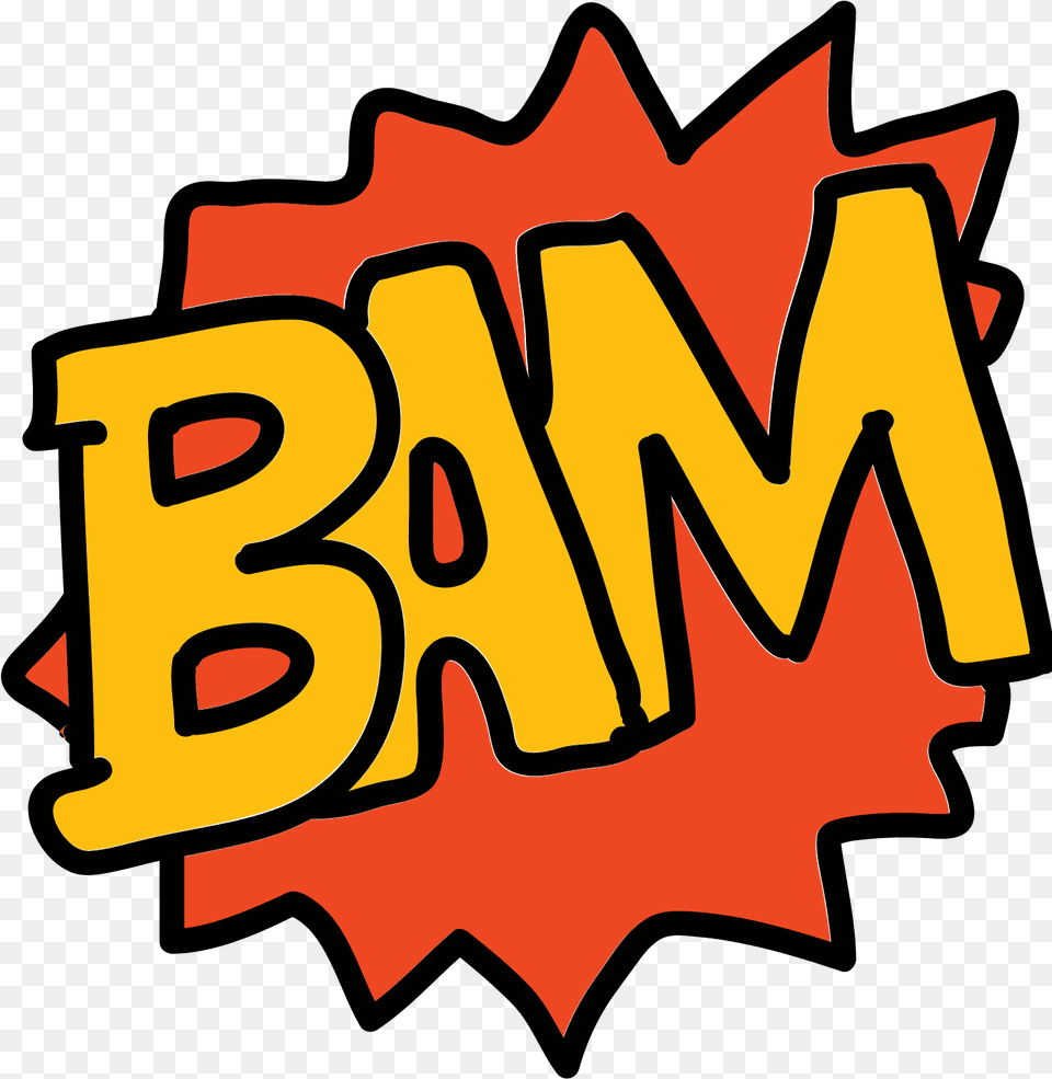 Bam Bam Icon Cartoon Bam, Logo, Bulldozer, Machine, Text Free Png