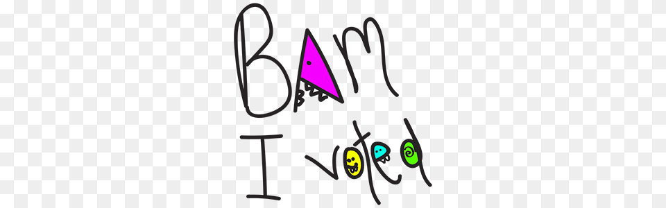 Bam I Voted, Triangle Free Transparent Png