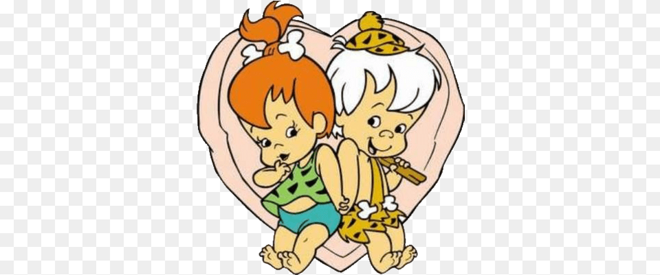 Bam Pebbles And Bam Bam Love Pebbles And Bamm Bamm, Book, Comics, Publication, Cupid Free Transparent Png