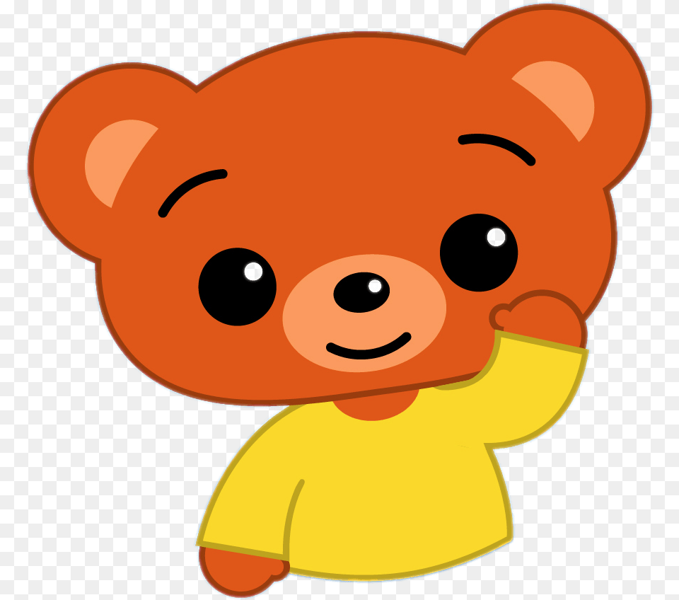 Bam The Bear Waving, Baby, Person, Toy Free Png Download