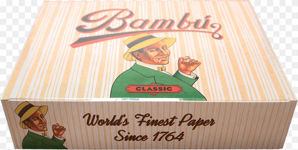 Bamb Hemp Rolling Papers, Box, Adult, Male, Man Png Image