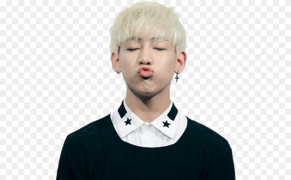 Bambam Kiss Cute Bambam, Adult, Person, Man, Male Png Image