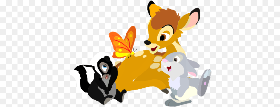 Bambi And Friends Toystoryfan Artwork, Animal, Mammal, Rabbit, Baby Png