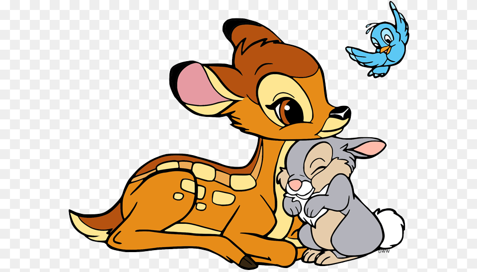 Bambi And Thumper Coloring Pages, Animal, Deer, Mammal, Wildlife Free Png Download