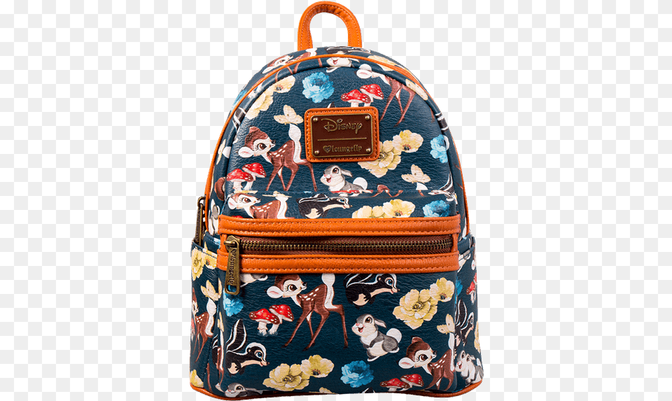 Bambi Characters Loungefly Backpack Loungefly Bambi Mini Backpack, Bag, Accessories, Handbag, Purse Png