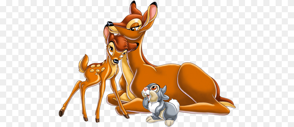 Bambi Clipart Mom, Animal, Deer, Mammal, Wildlife Free Transparent Png