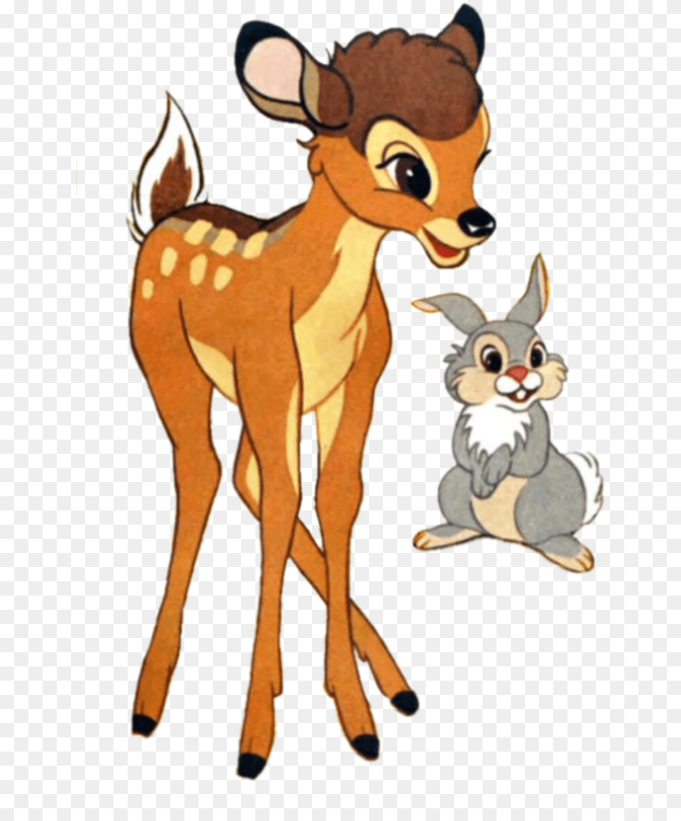 Bambi Et Pan Pan Ded Cartoon, Animal, Deer, Mammal, Wildlife Png