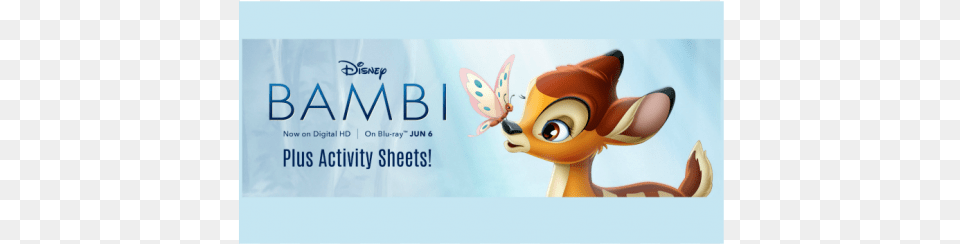 Bambi On Bluray Bambi The Walt Disney Signature Collection, Advertisement, Cartoon Png Image