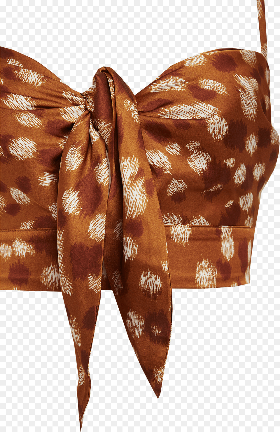 Bambi Top In Colour Golden Ochre Leather, Formal Wear, Accessories, Tie, Clothing Free Png