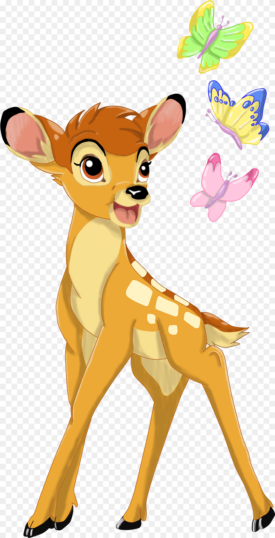 Bambi Transparent Disney Bembi, Animal, Deer, Mammal, Wildlife Png