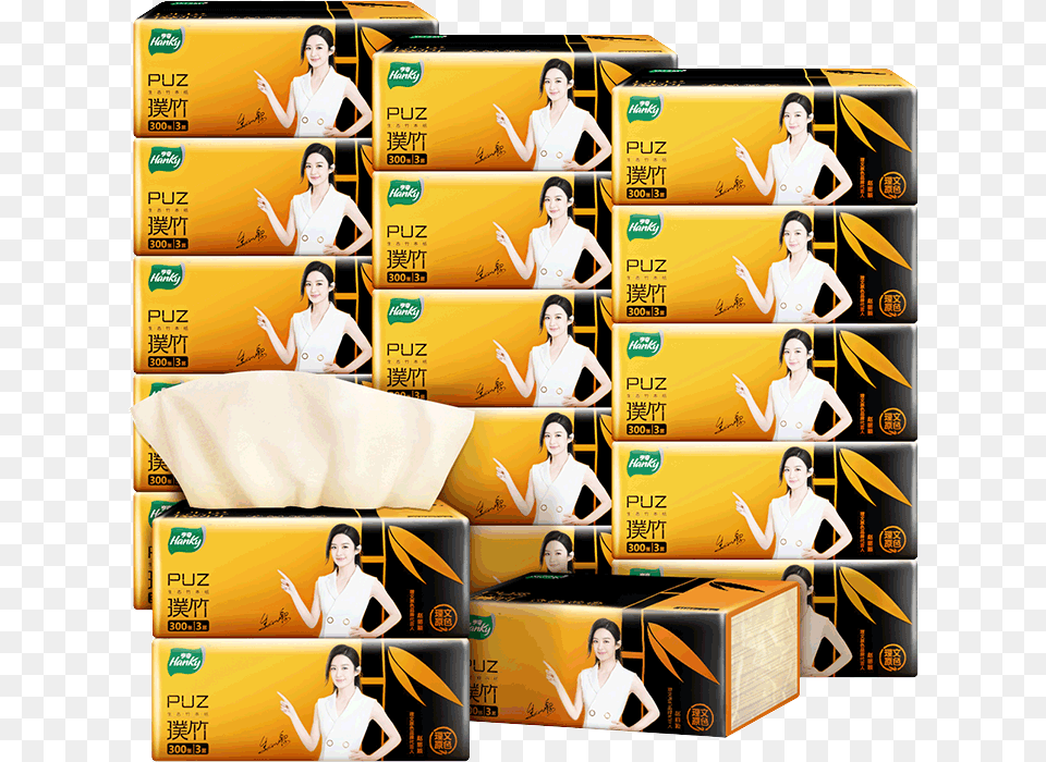 Bamboo Bamboo Pulp Color Paper Does Not Bleach Hengqi Facial Tissue, Adult, Person, Female, Woman Free Png Download