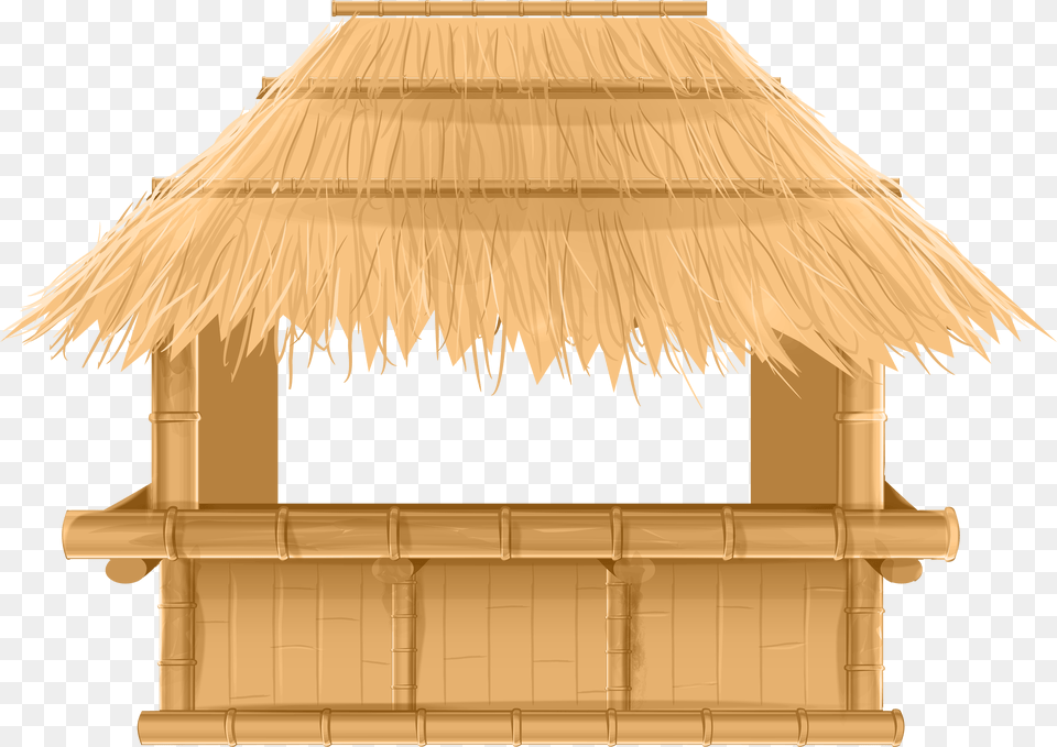 Bamboo Beach Tiki Bar Clip Art Image Clipart Bahay Kubo, Cutlery, Fork, Weapon, Blade Free Transparent Png