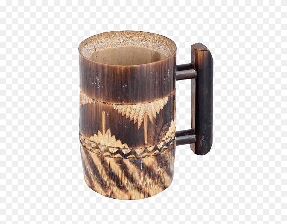 Bamboo Beer Mug Wood, Cup, Beverage, Coffee, Coffee Cup Png Image