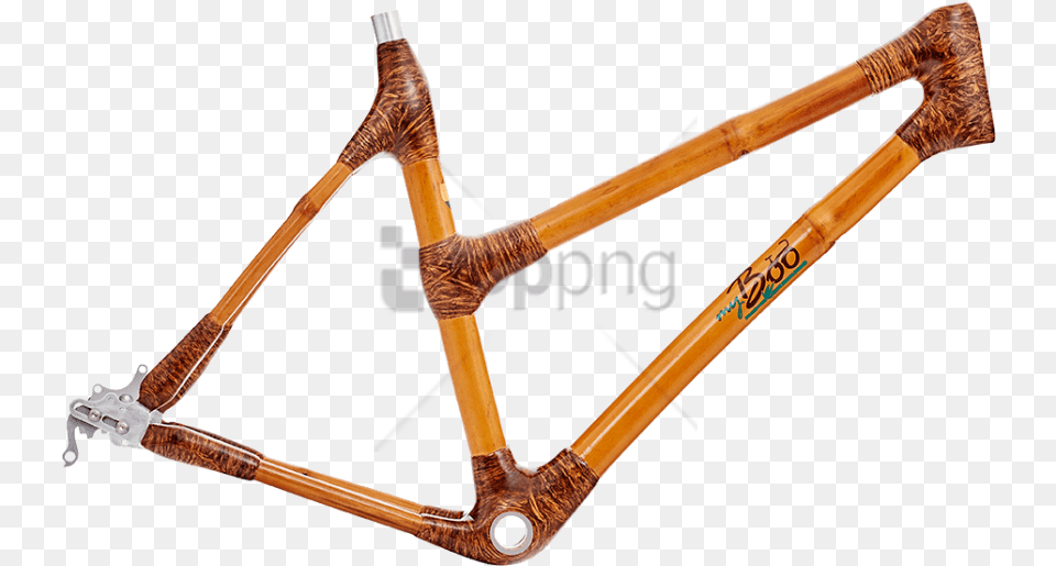 Bamboo Bike Frames Image With Bicycle Frame, Slingshot, Device, Hammer, Tool Free Transparent Png