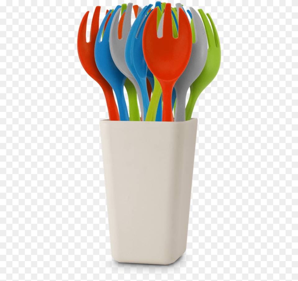 Bamboo Fibre Spork Spoon, Cutlery, Fork Png Image