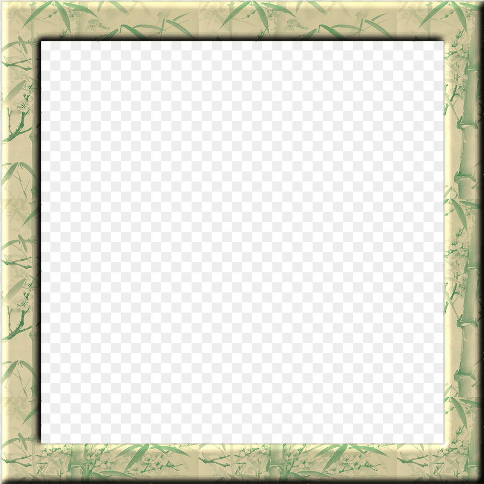 Bamboo Frame Picture Frame, Blackboard, Electronics, Screen, Home Decor Png
