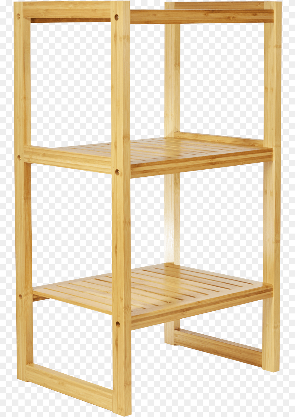 Bamboo Latitude 3 Tier Stackable Shelf Unit Bamboo Shelving Unit, Wood, Furniture Free Png Download