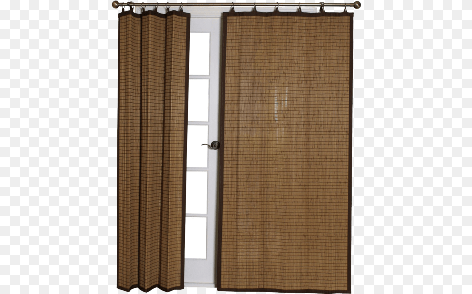 Bamboo Ring Top Curtain Brp07 Panel Colonial Brown Bamboo Type Curtains, Door, Home Decor, Architecture, Building Png Image