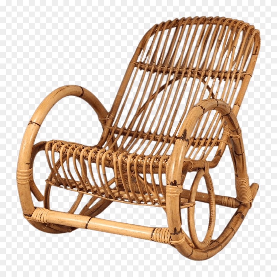 Bamboo Rocking Chair, Furniture, Rocking Chair Free Png Download