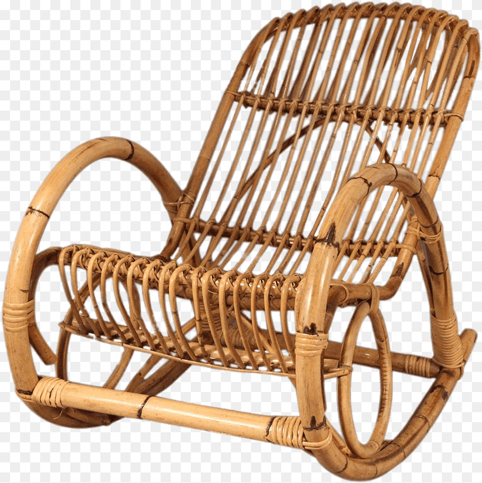 Bamboo Rocking Chair Rocking Chair, Furniture, Rocking Chair Png Image