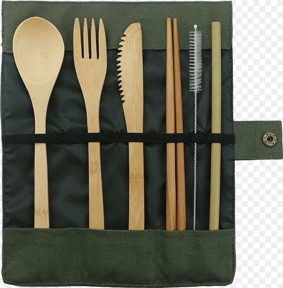Bamboo Set Amp Straw, Cutlery, Spoon, Fork, Baton Free Transparent Png