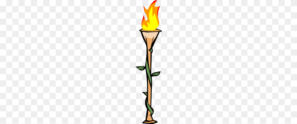 Bamboo Torch Clipart Torch Clip Art, Light, Adult, Female, Person Free Png